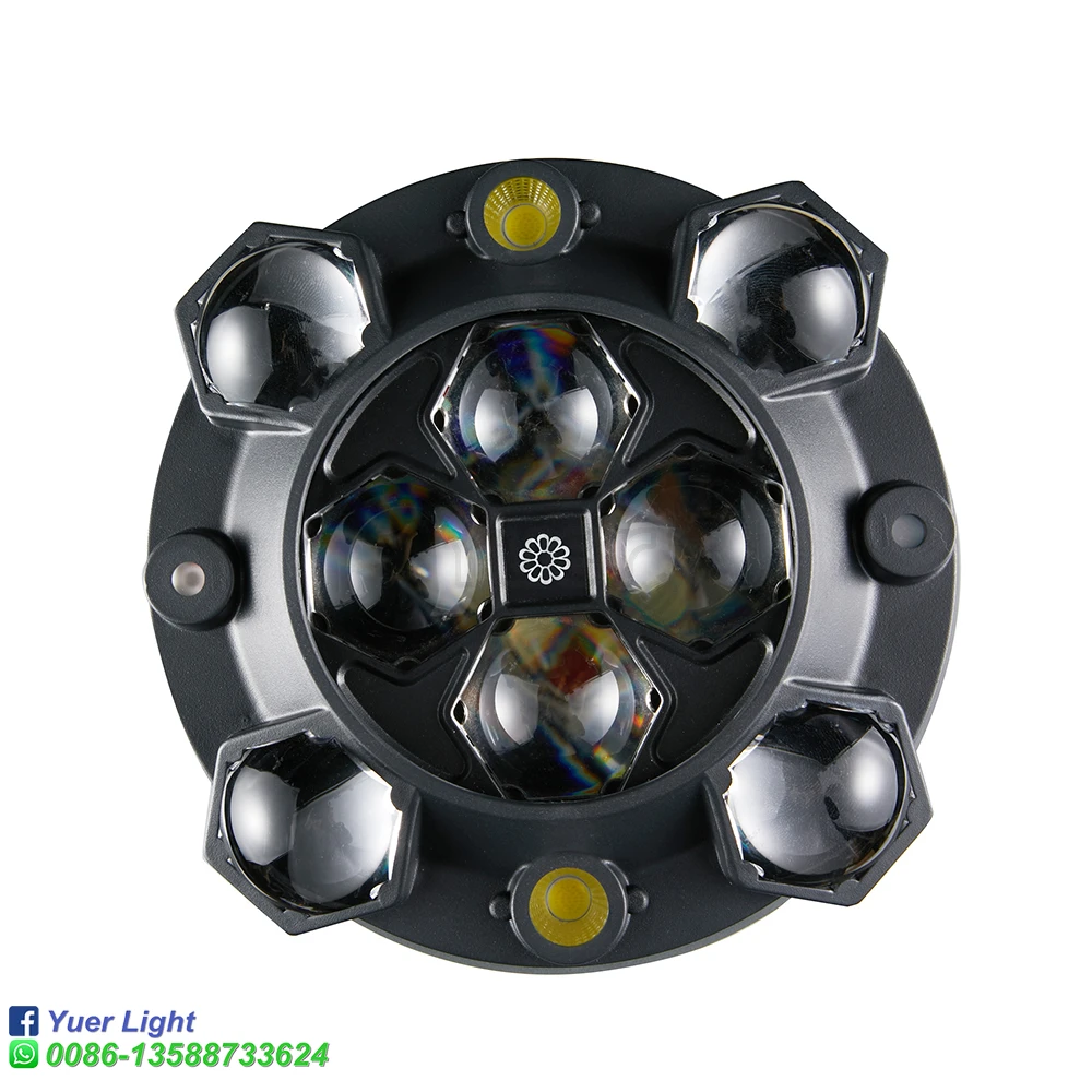 8x10W RGBW 4в1 Светодиодный светильник Bee Eye Beam Strobe Laser 4in1 Light DMX512 с эффектом луча DJ Party Bar