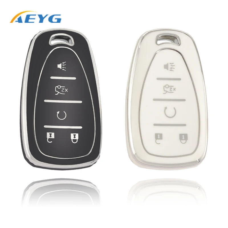 

TPU Car Remote Key Cover Case Shell Fob For Chevrolet Malibu XL Equinox Chevy Camaro Cruze Sonic Volt Spark Tracker Bolt Trax
