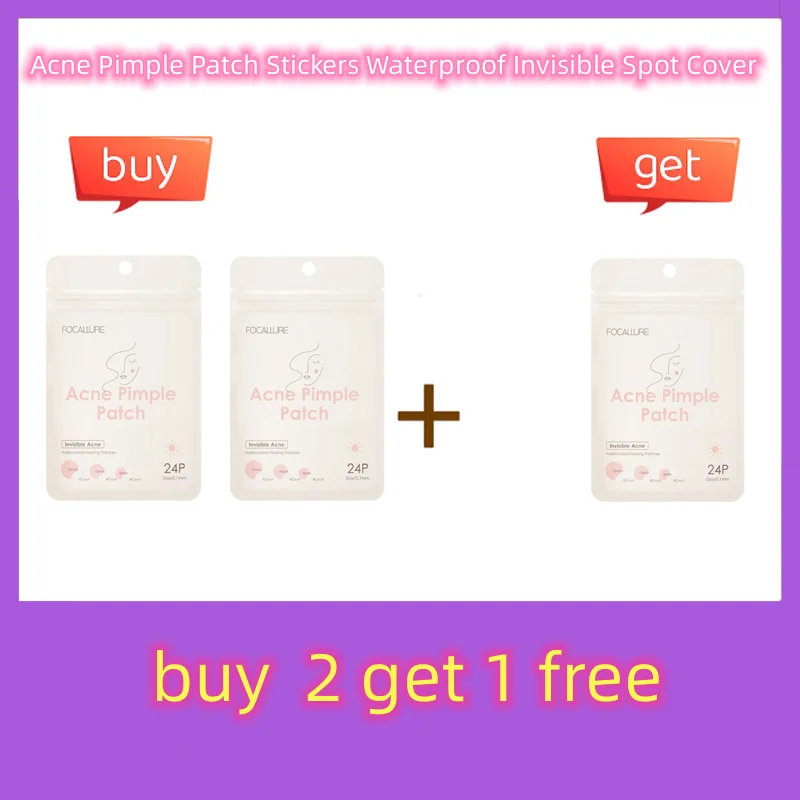 

Acne Pimple Patch Stickers Waterproof Invisible Spot Cover Blemish Acne Treatment Pimple Remover Tool Skin Care Buy 2 Get 1 Free