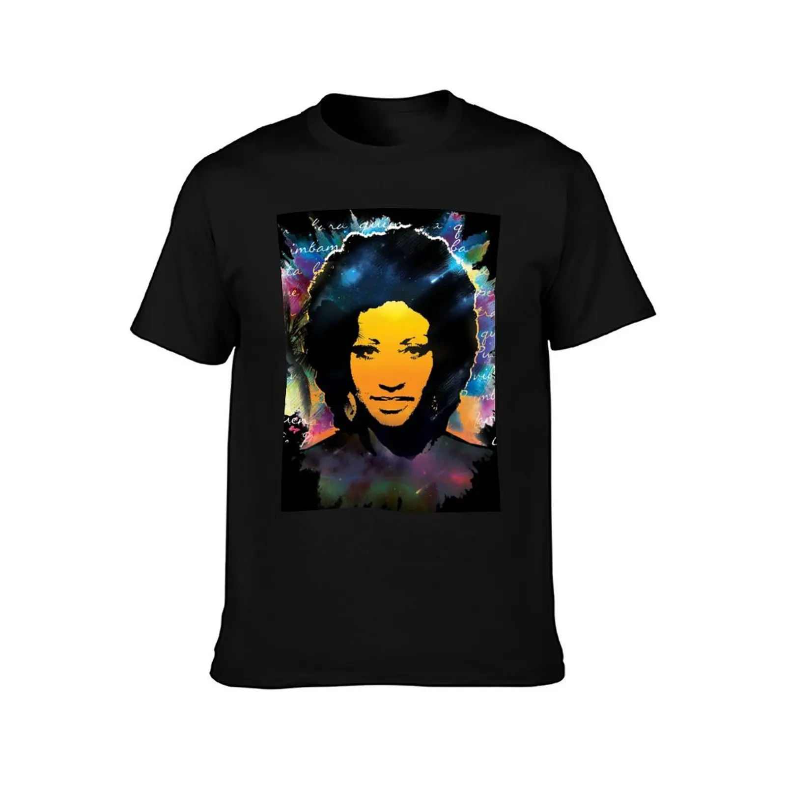Фото Футболка Celia Cruz, мужская футболка из 100% хлопка, роскошный бренд, мужские футболки для повседневной носки, футболки в стиле аниме, футболка оверсайз №2