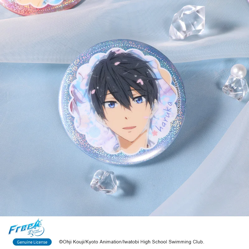 Бесплатно! Оригинальный комикс значок Рин масуока Макото Тачибана Haruka Nanase