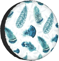 spare tire cover wheel tire cover universal portable tires cover feather car tire cover wheel protector weatherproof and