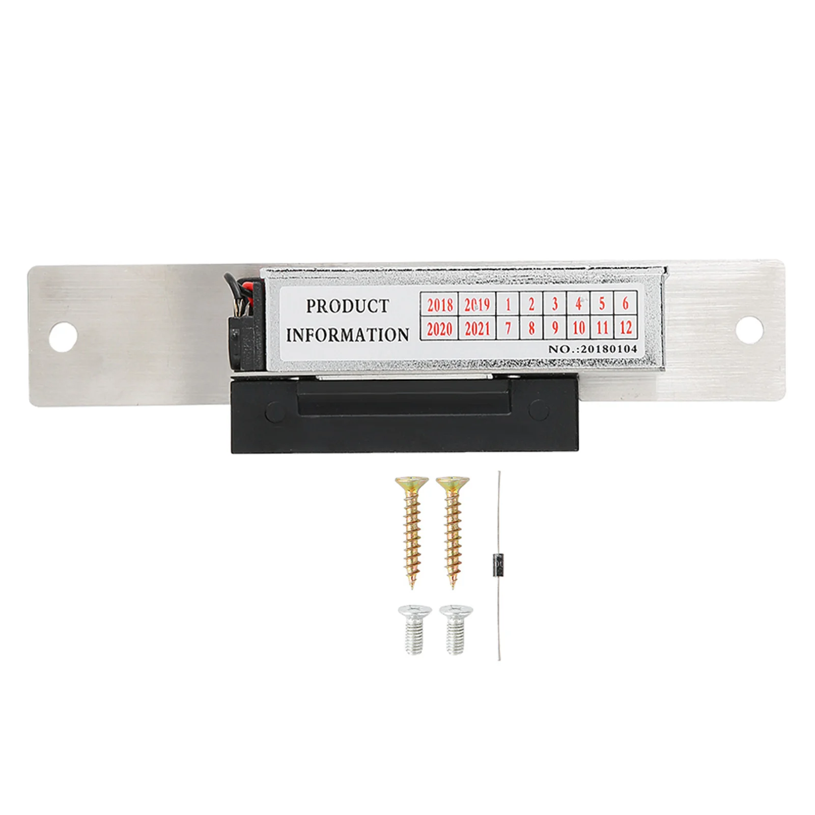 

Brand New DC 12V 250KG Electromagnetic Door Lock Intelligent Electric Strike Cathode Lock For Door Access