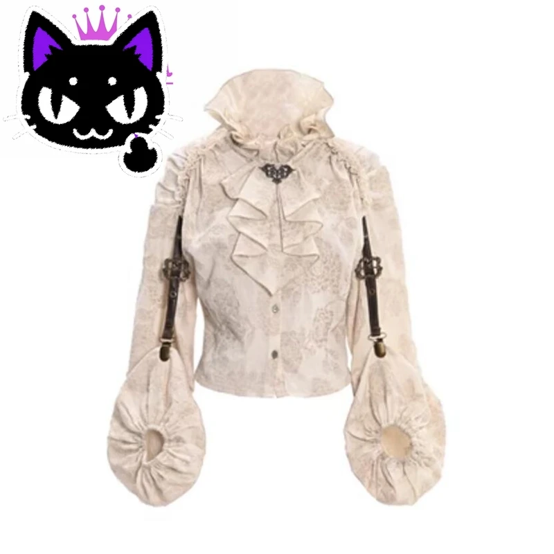 Лидер продаж 2025 года оригинальная готическая винтажная женская блузка в стиле