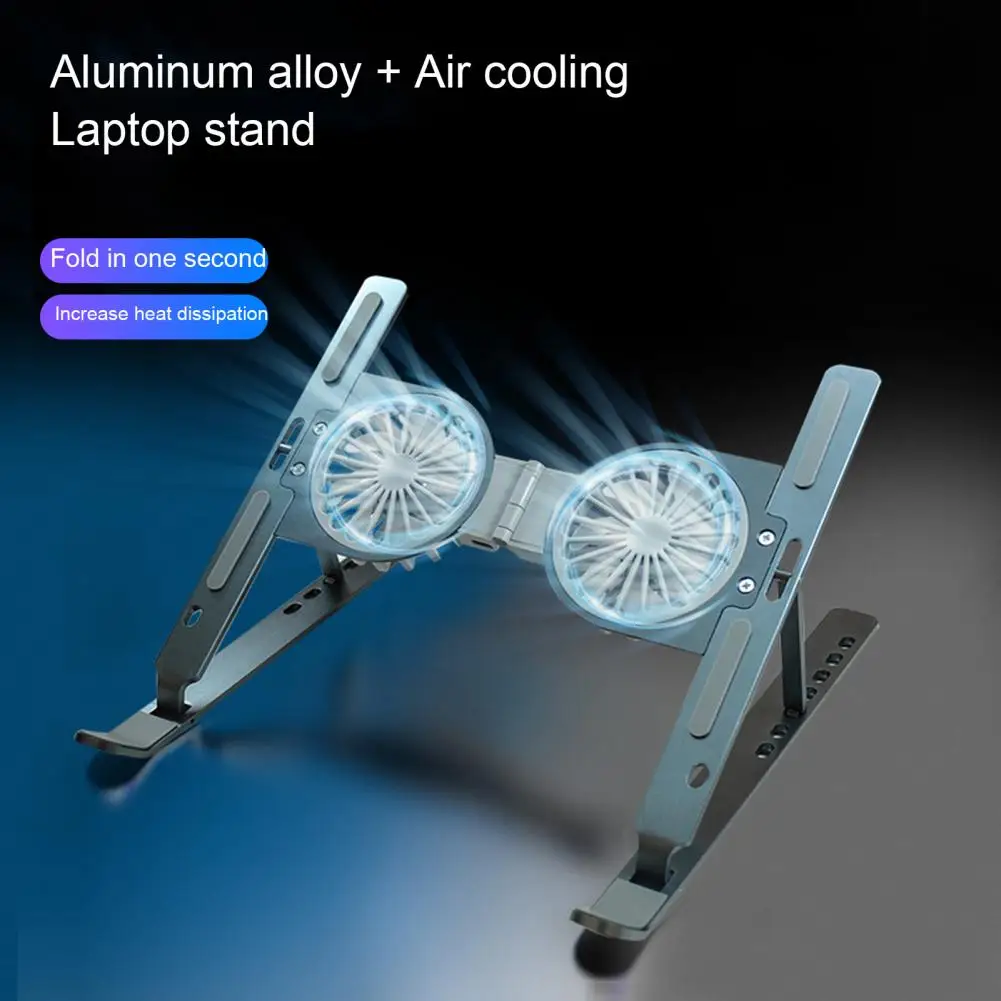 Laptop Bracket Dual Fans Good Heat Dissipation Desktop Notebook Computer Folding Support Stand Laptop Stand for Home Laptop Bracket Dual Fans Good Heat Dissipation Desktop Notebook Computer Folding Support Stand Laptop Stand for Home