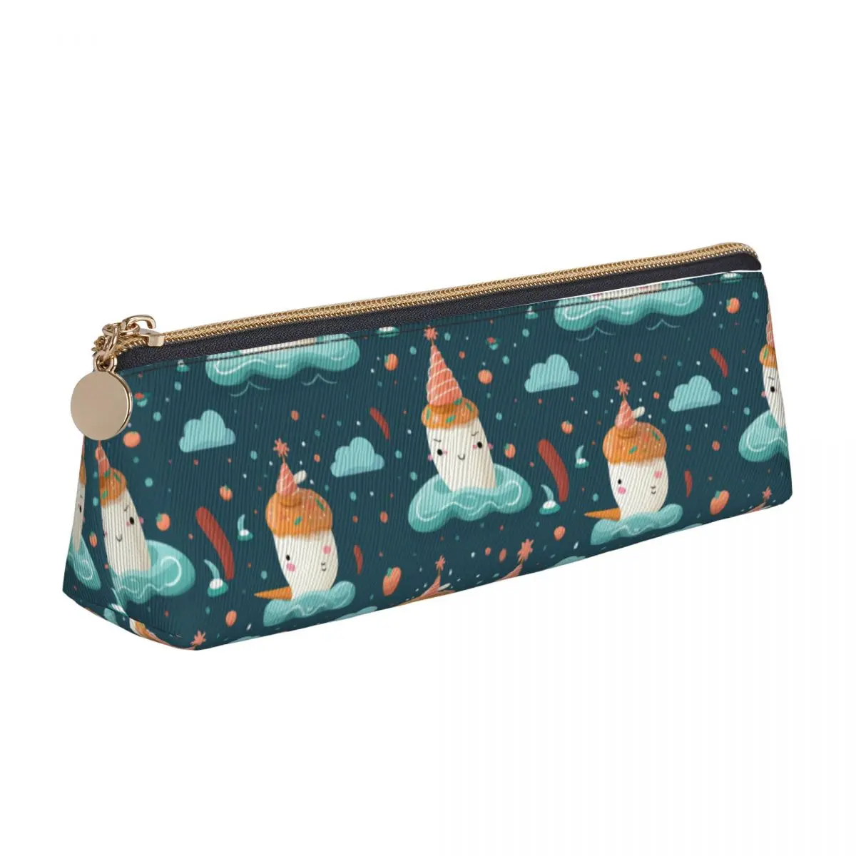 Cute Large Capacity Triangle Pen Pouch