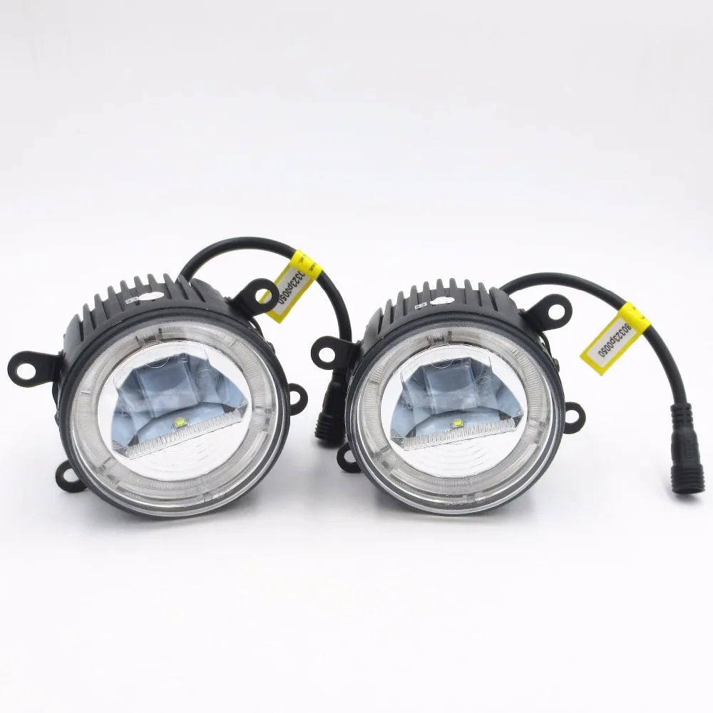 Противотуманные светодиодные дневные ходовые огни 90 мм для Peugeot Renault Suzuki Sction Alfa