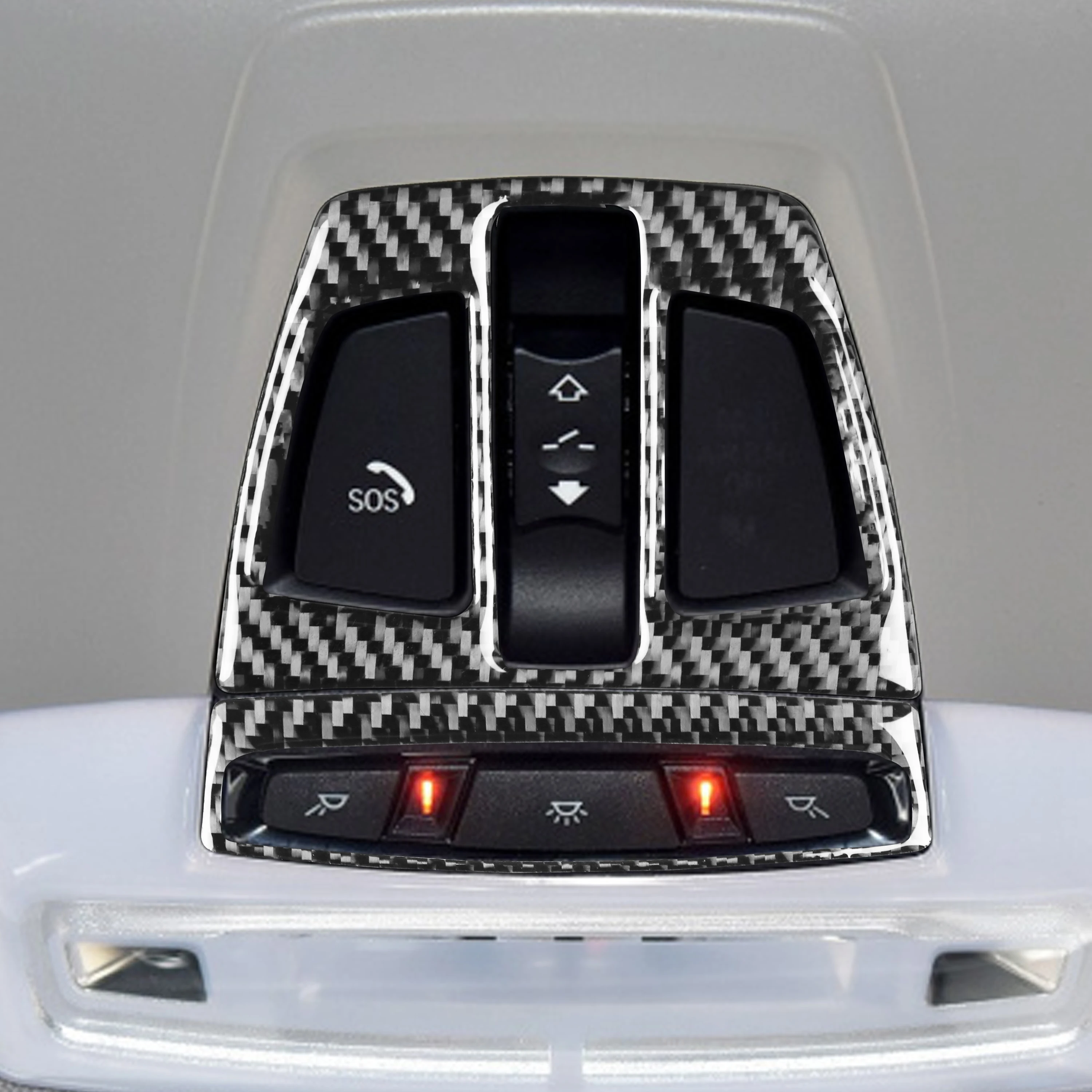 

Углеродные автомобильные аксессуары для BMW 123 серий F20 F30 F34 F32 X5X6X1 F15 F16 верхняя консоль для интерьера верхняя консоль ламсветильник для чтени...