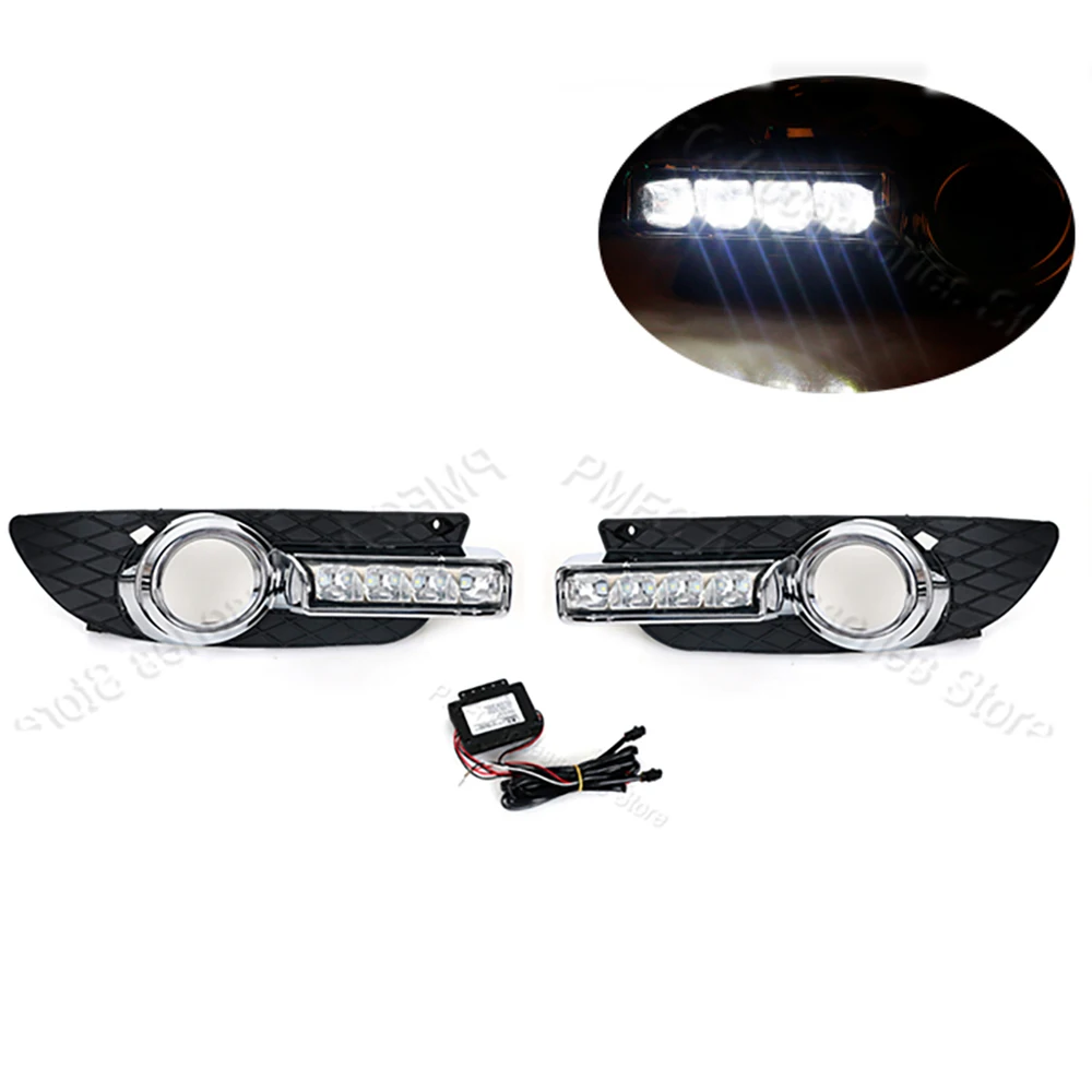 

Для Mitsubishi Lancer EX 2009 2010 2011 2013 2014 Белые желтые Автомобильные светодиодные дневные ходовые огни противотумансветильник фары украшение