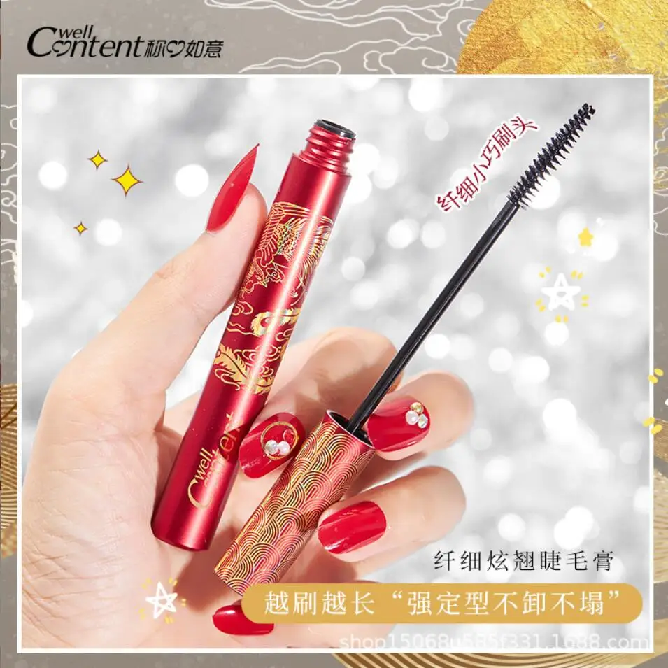 

Classical Oriental Style Curling Fiber Mascara Lengthening Black Lash Eyelash Extension Eye Lashes Brush Waterproof T2183