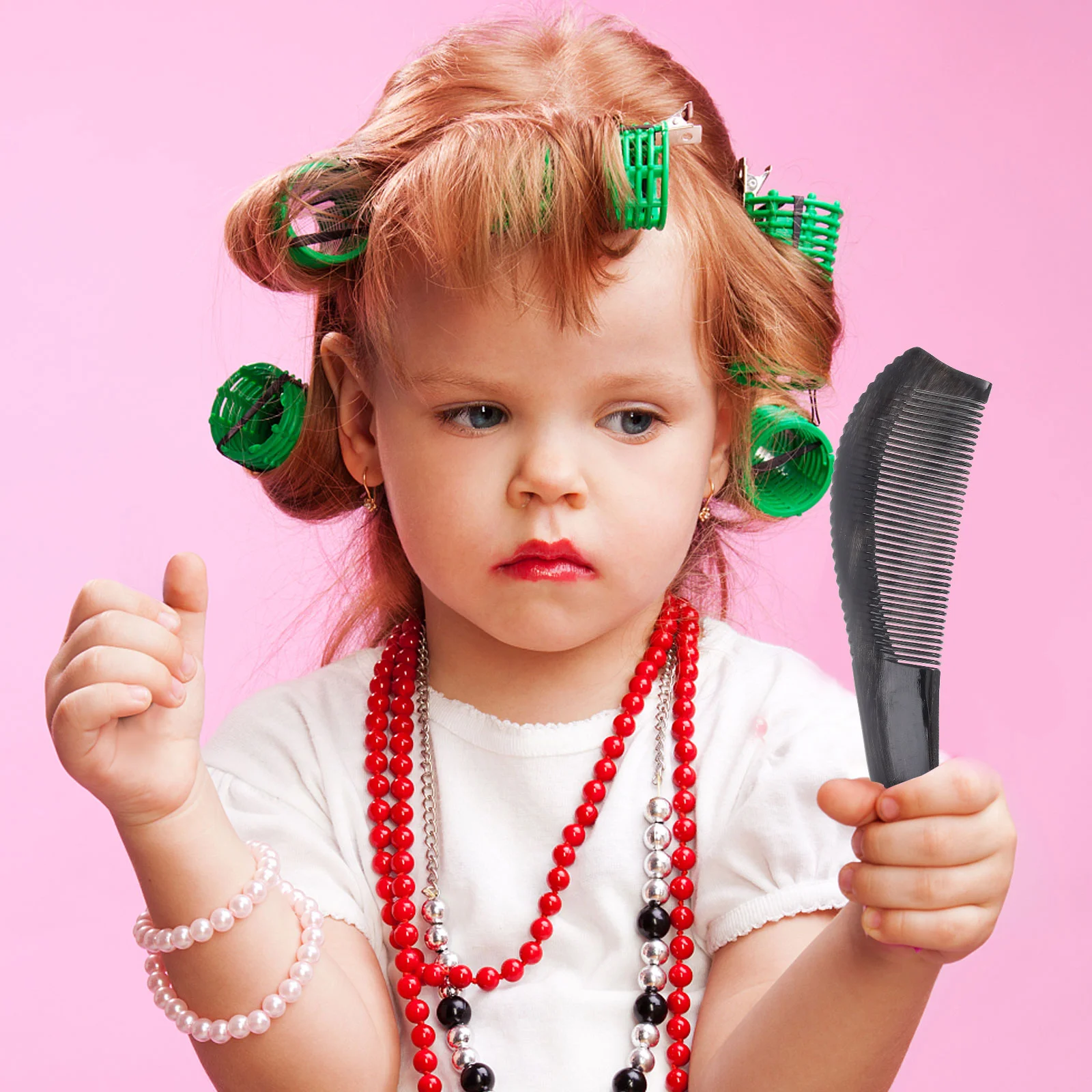 Простой парикмахерский инструмент черного цвета Стайлинг для мужчин массажные