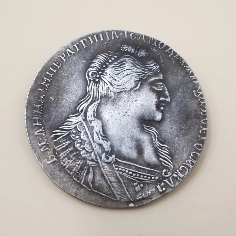 

Russia 1734 Silver-plated Brass Commemorative Collectible Coin Gift Lucky Challenge Coin