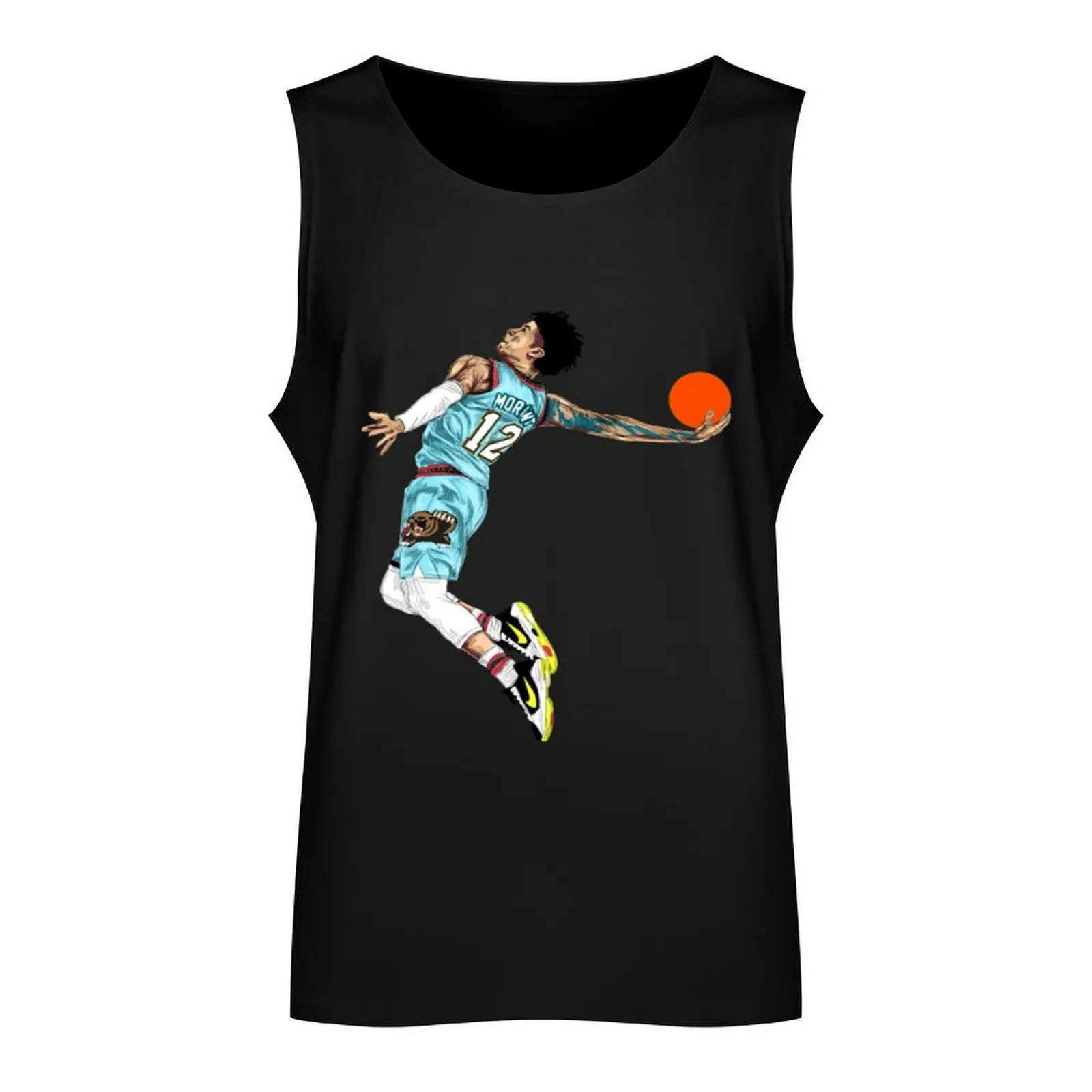 Ja Morant best player Tank Top Мужская спортивная футболка одежда для мужчин Футболки с