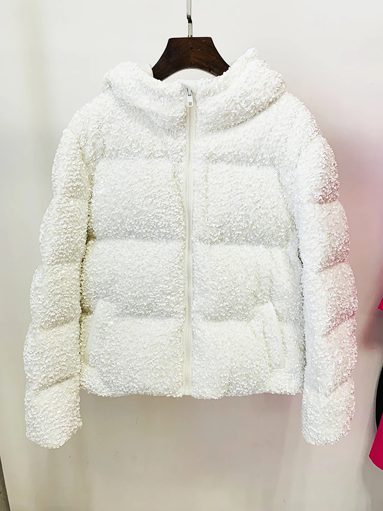 Женское пуховое пальто