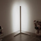 Nordic СВЕТОДИОДНЫЙ торшер современный простой теплый белый Угол стержень светильник для Гостиная Спальня интерьер атмосферу стоящий в помещении