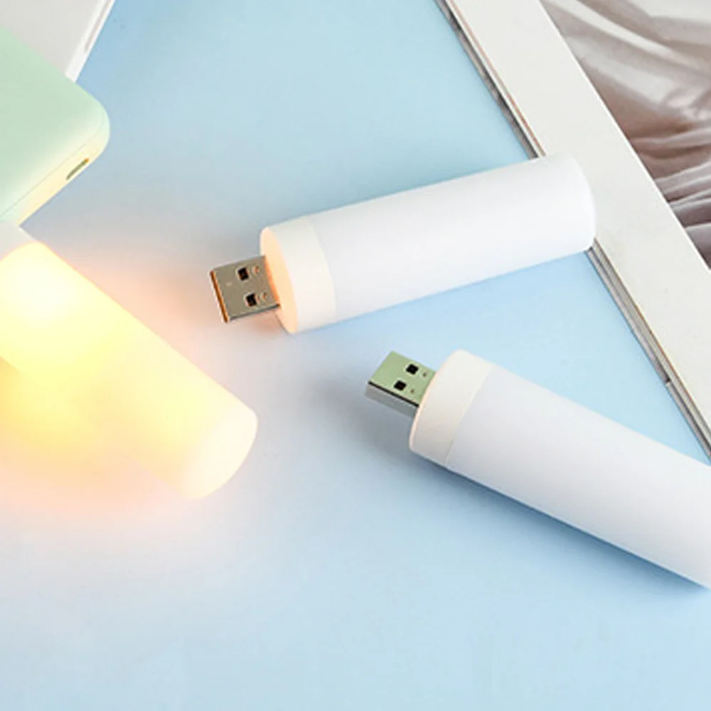 Светодиодные лампы с USB-разъемом для создания атмосферы, креативные мерцающие лампы с пламенем, маленькая лампа-книжка с эффектом, светильник с внешним аккумулятором, ночсветильник для кемпинга (art.: 3920bfcec066b) - 3920bfcec066b