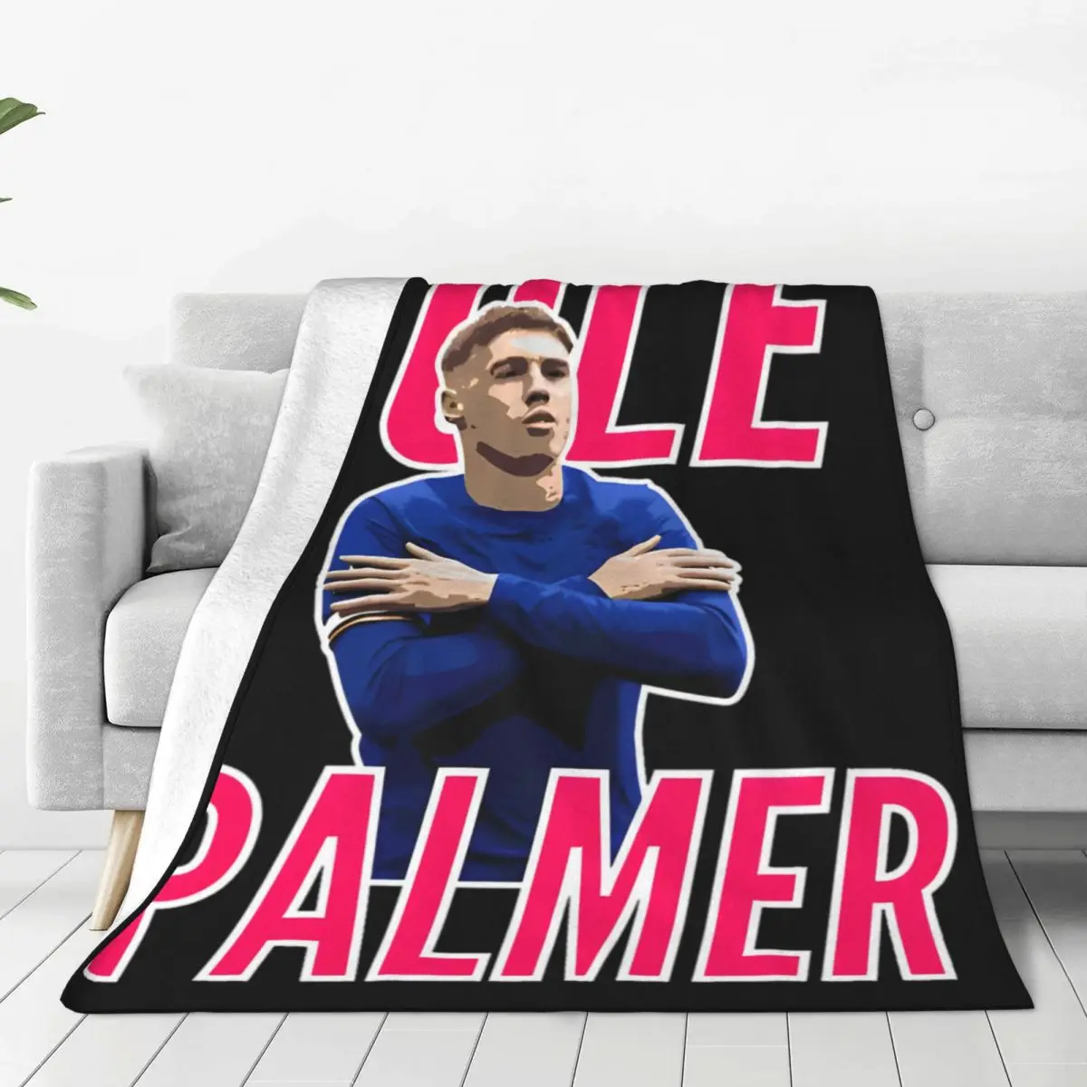 Новый дизайн Cole Palmer флисовые одеяла футбольные для кровати дивана супер теплое
