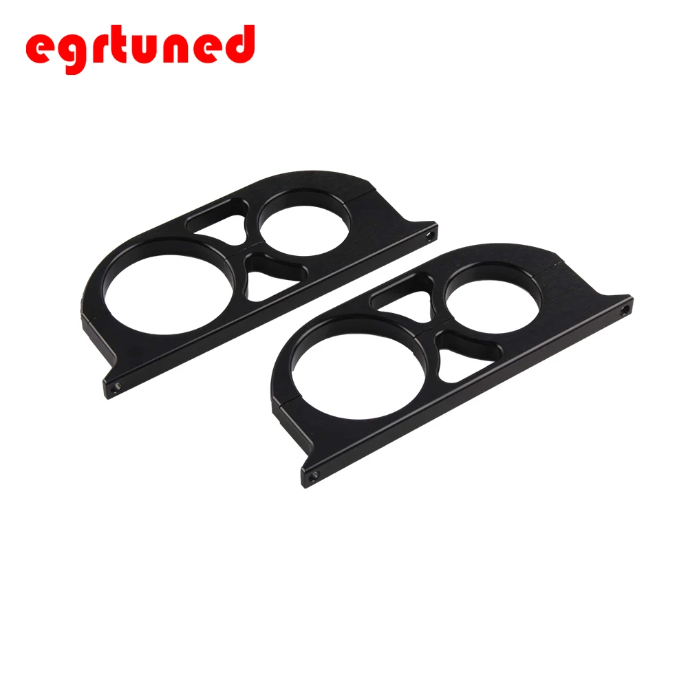 

Aluminum Billet dual Double Bracket Mounting Bracket Clamp Kit for 44mm fuel filter and 60mm 044 pump