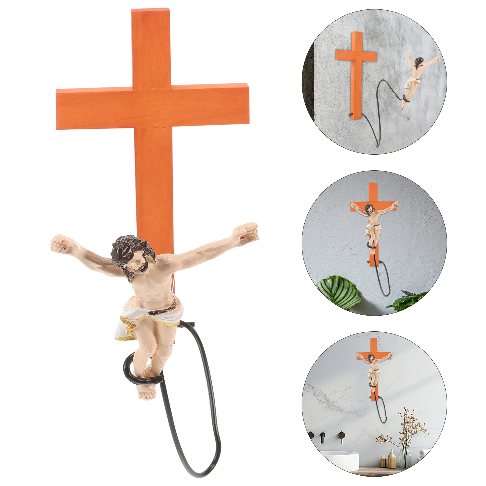 

Decor Resin Cross Craft Wall Decoration The Ornament Shaped Home Jesus Ornaments Interior