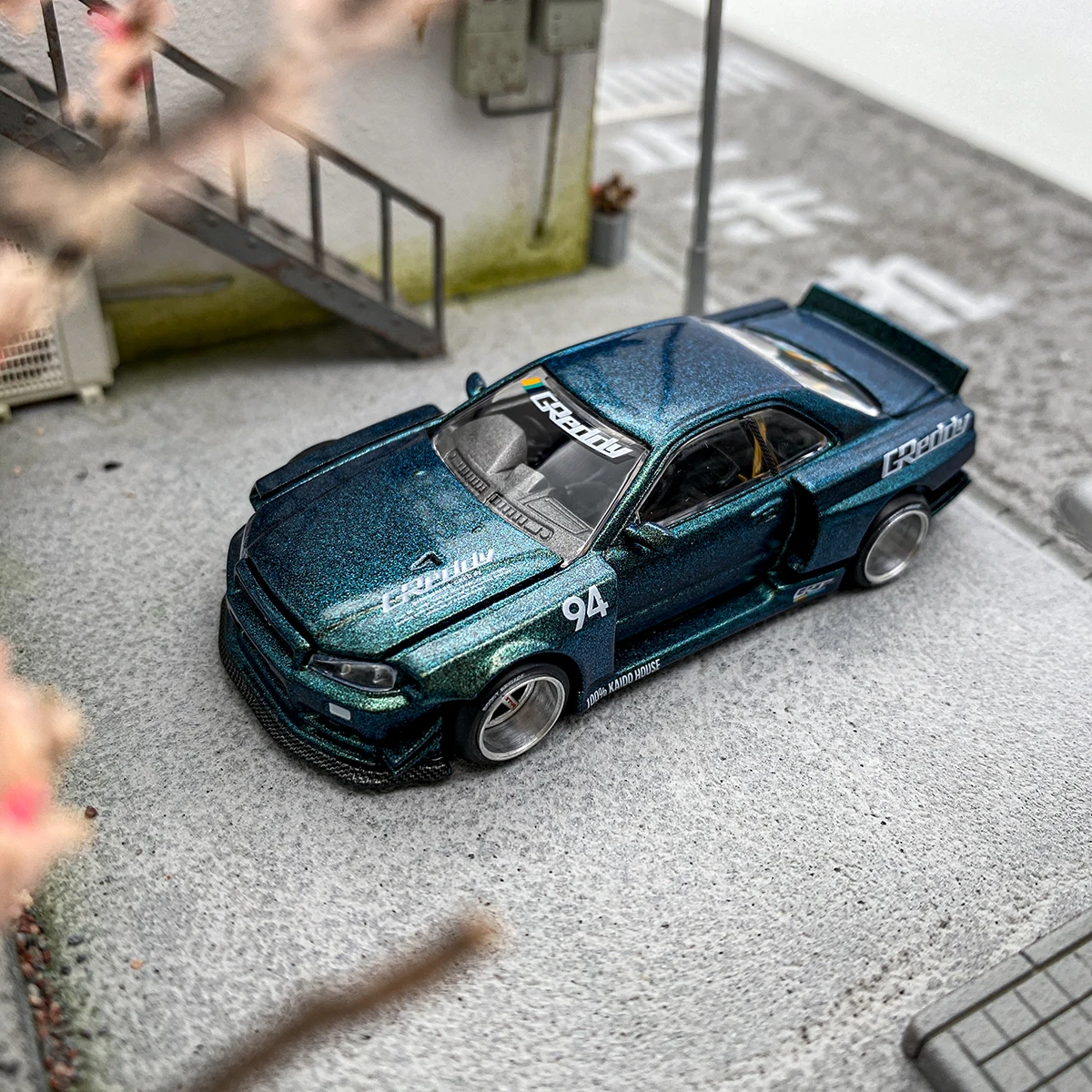 

MMINI GT Модель автомобиля Nissan GTR34 в масштабе 1:64