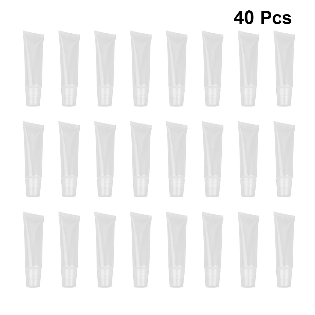 

Lip Tubes Gloss Empty Tube Clear Containers Balm Squeeze Refillable Makeup Container Mini Diy Chapstick Bottle Packing 10Ml 8Ml