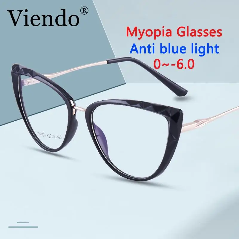 

Очки для близорукости женские с защитой от синего света модные очки Женские оправы с защитой от ультрафиолета женские оптические линзы опр...