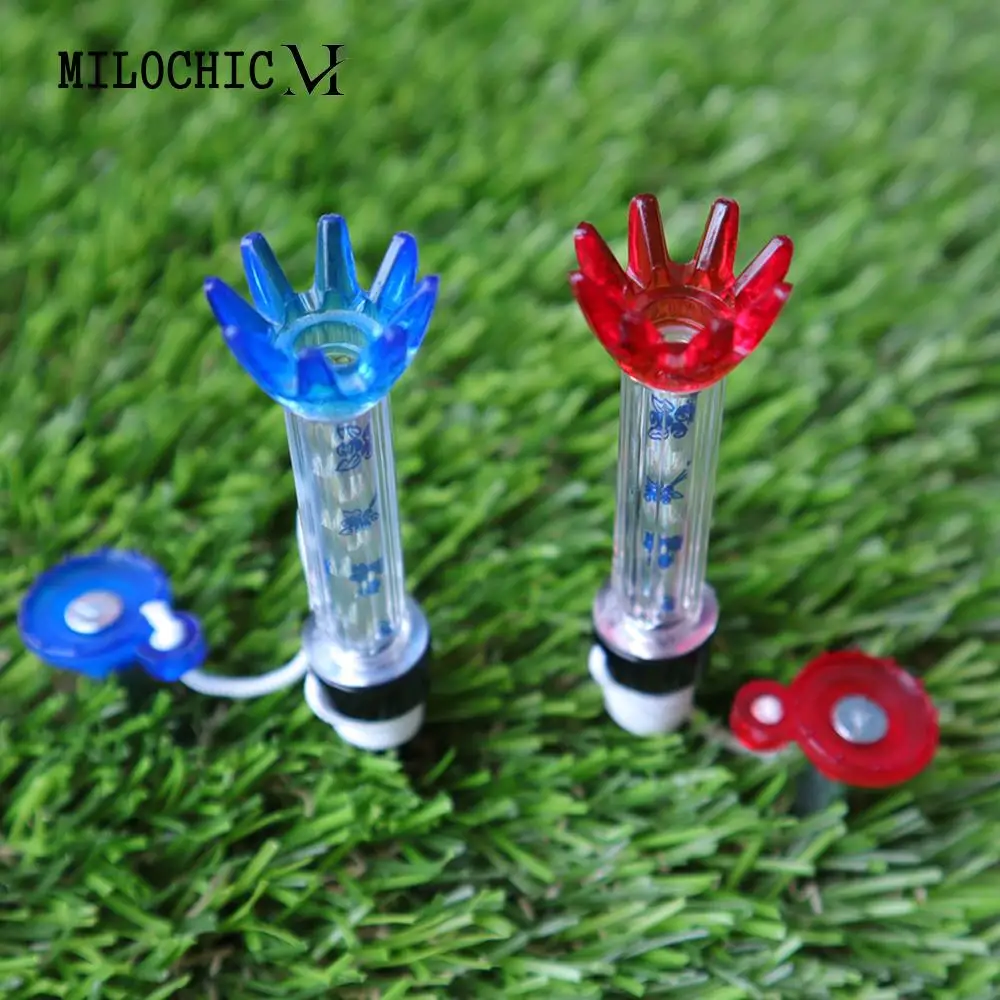 

80mm Plastic Step Down Golf Ball Tee Holder Low Friction and Resistance 2PCS Golf Training Practice Tees Golf Balls Accessories