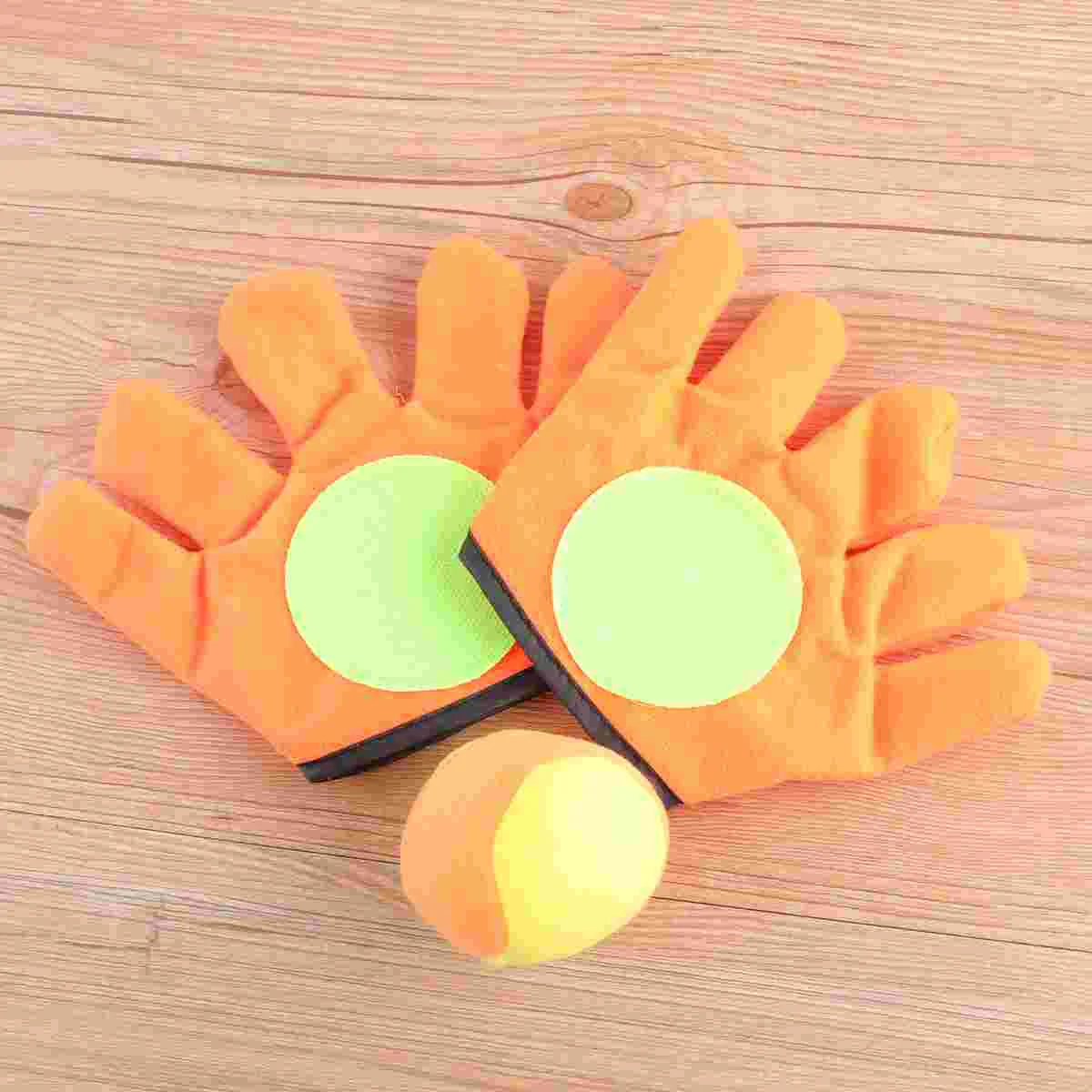 

Outdoor Sports Children Stick Rake Plush Catch Glove Set for Children Size Glove