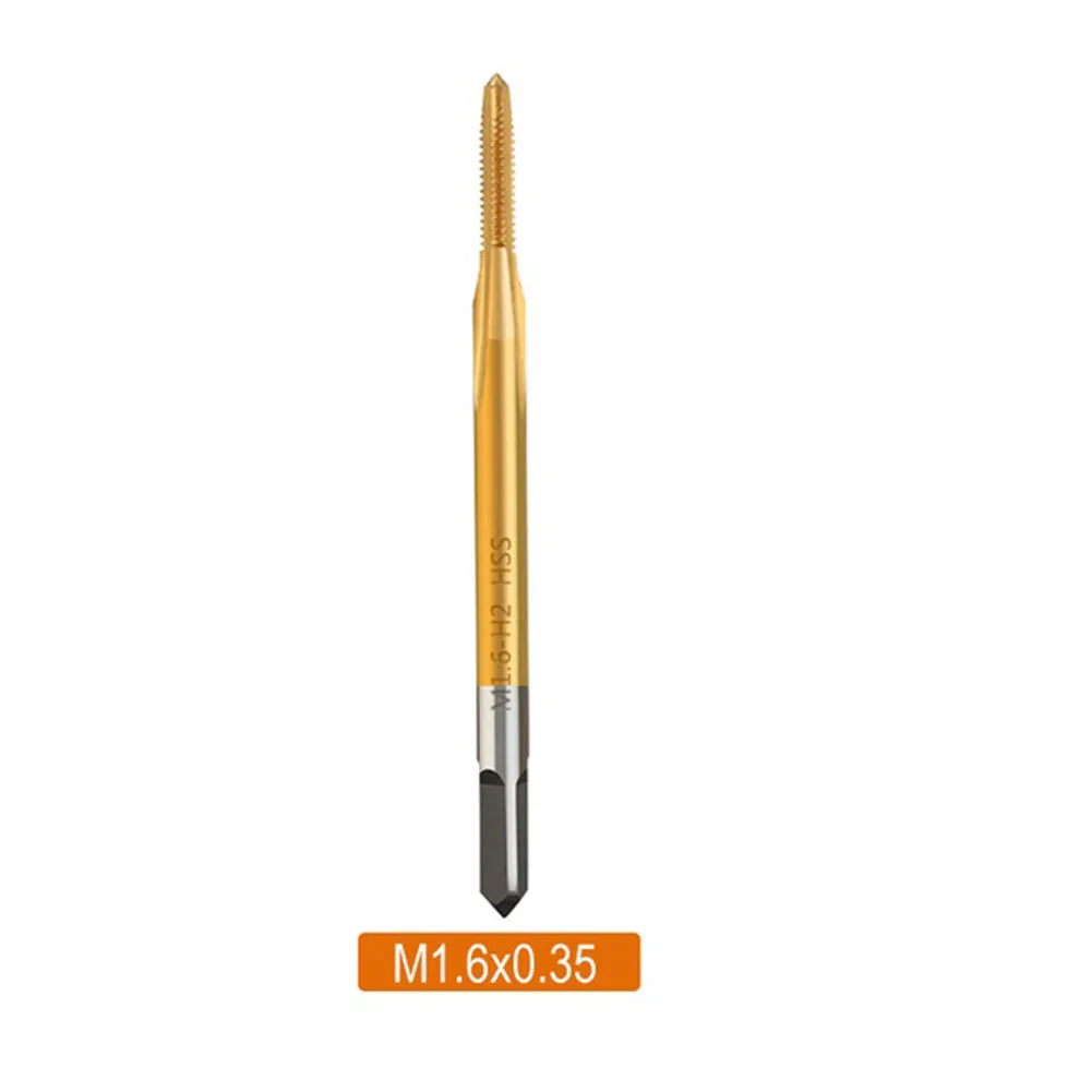 

Метчик HSS с титановым покрытием M1 M1.2 M1.4 M1.6 M1.7 M1.8