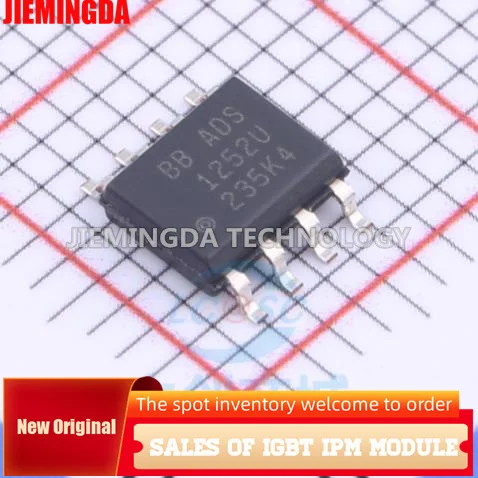 

5 шт./партия ADS1252U 1252U ADS1252 SOIC-8 новый оригинальный микроконтроллер хорошая цена и качество