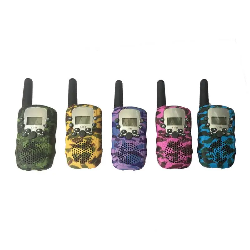 

3 Channels Walkie Talkie 2 Miles Two Way Radios 2 Pack Gift for Kids