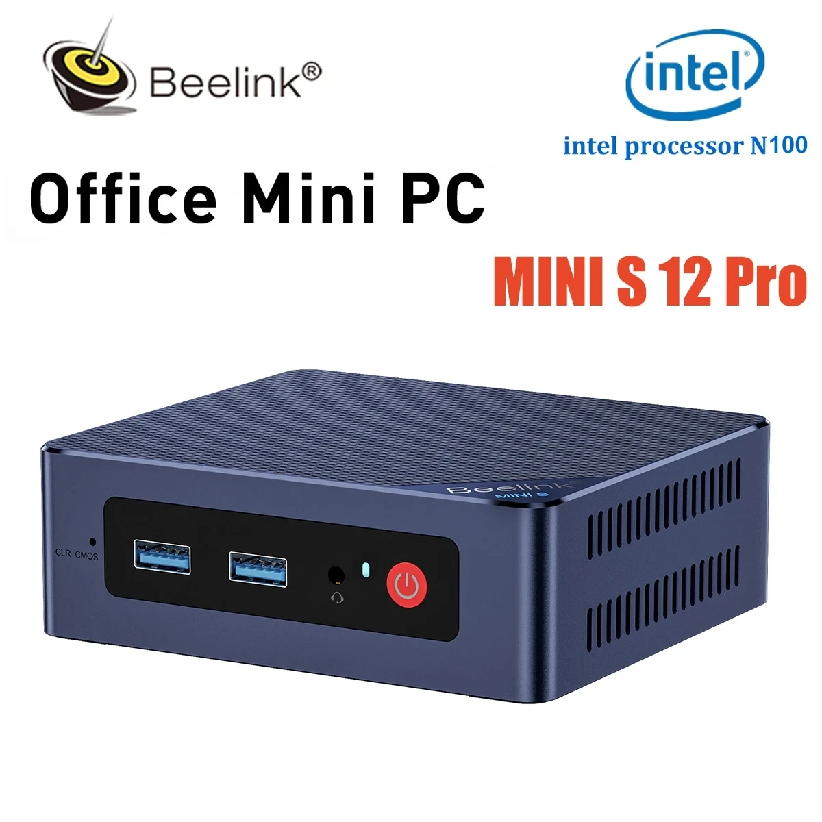 

Beelink MINI S12 Pro Windows 11 Mini PC Intel AlderLake N95/N100 DDR4 8GB 256GB 16GB 500GB SSD Desktop Game Computer VS U59 Pro