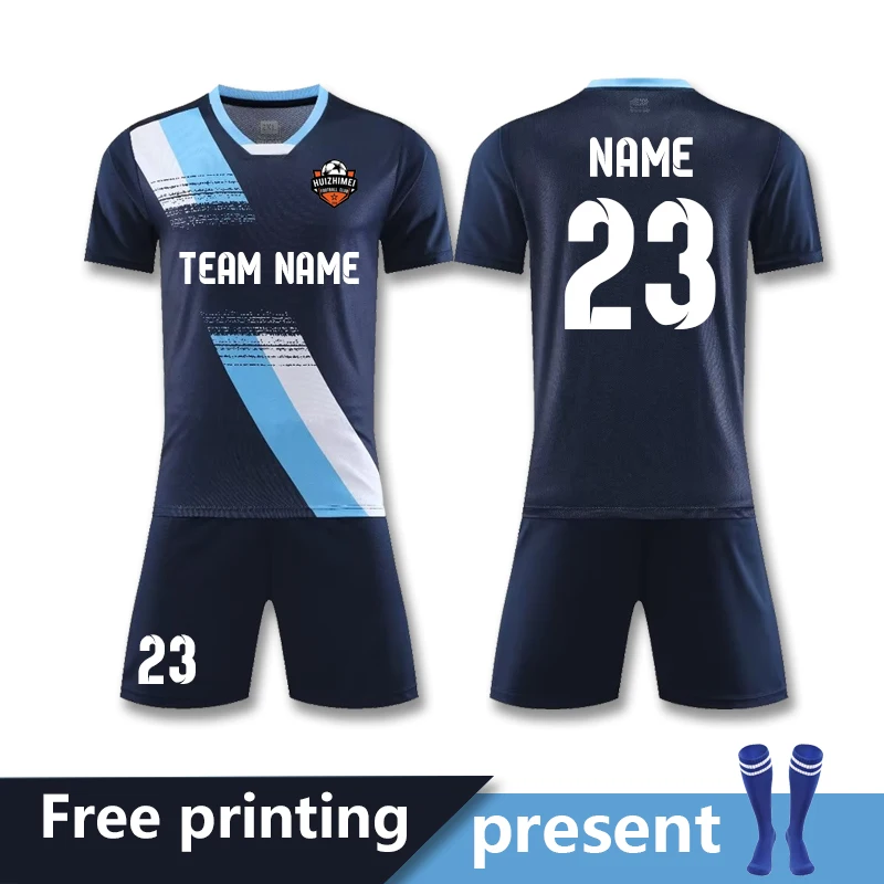 

Football suit men's custom children's competition training clothes women's team uniforms pupils' adult short-sleeved football je