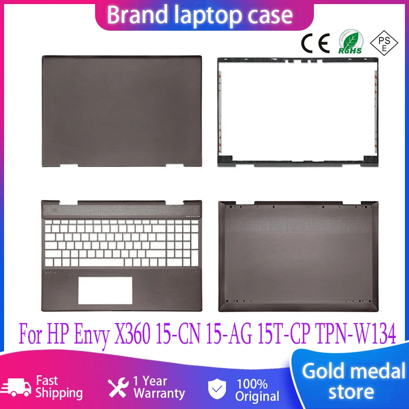 

NEW Laptop Full Housing Cover For HP Envy X360 15-CN 15-AG 15T-CP TPN-W134 LCD Back Cover/Front Bezel/Palmrest/Bottom Case