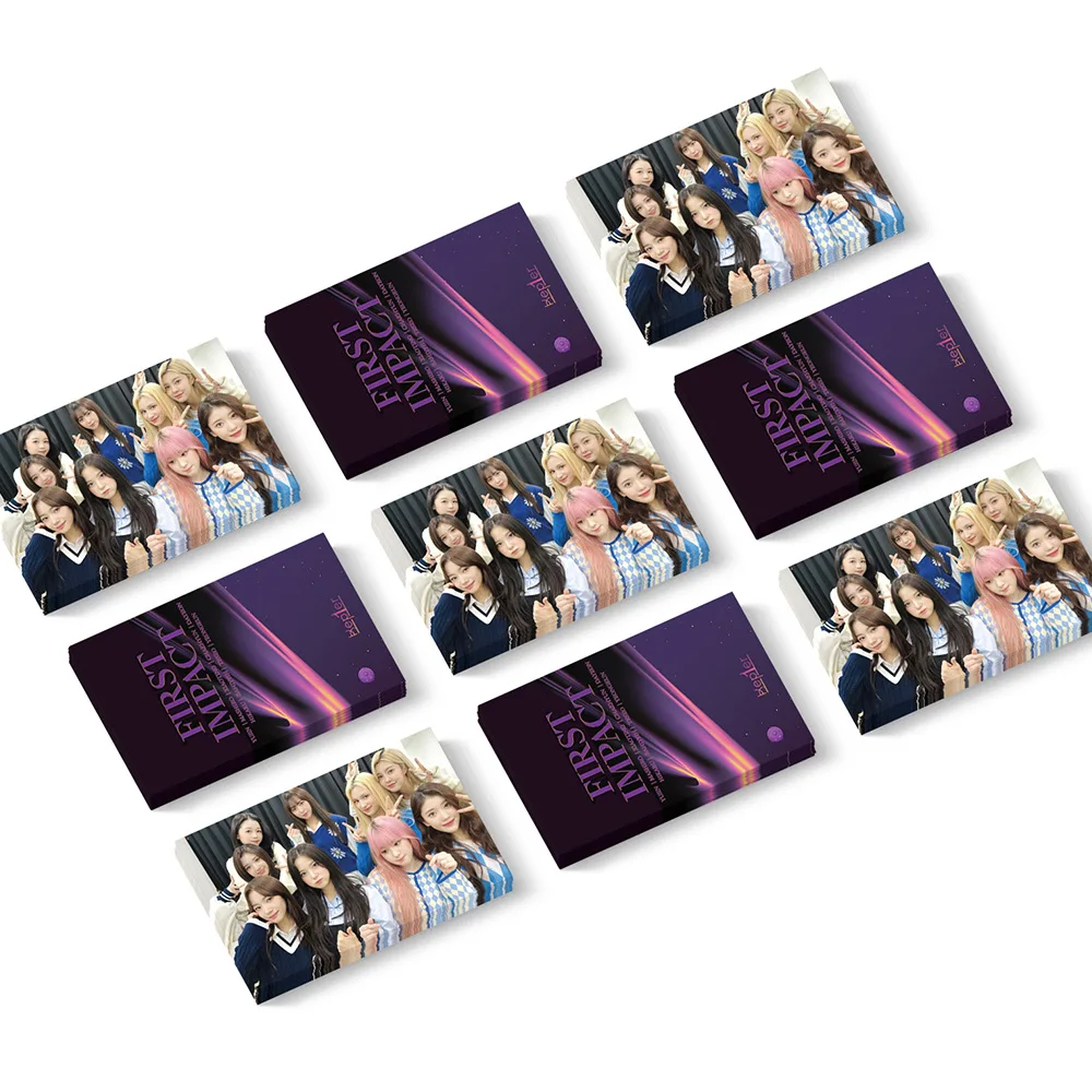 55 шт./компл. оптовая продажа Kpop Kep1er-First Impact новый альбом открытка ЛОМО карточка