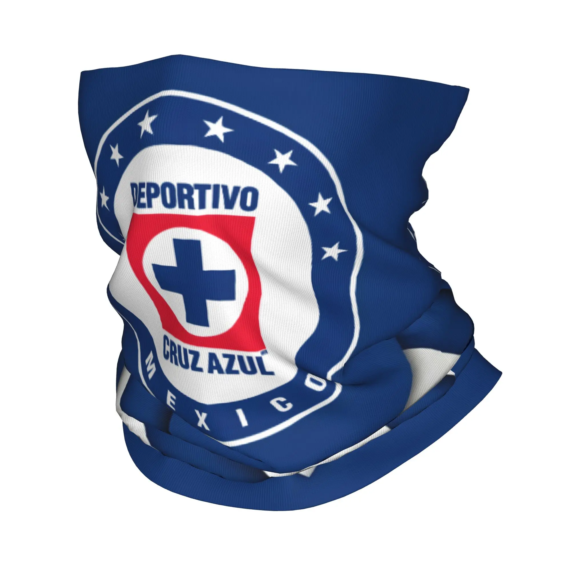 Фото Мексиканский футбольный клуб Футбол FC Cruz Azul Зимняя повязка на голову для женщин и мужчин Лыжный велосипедный шарф-труба Бандана для лица Гетры №1