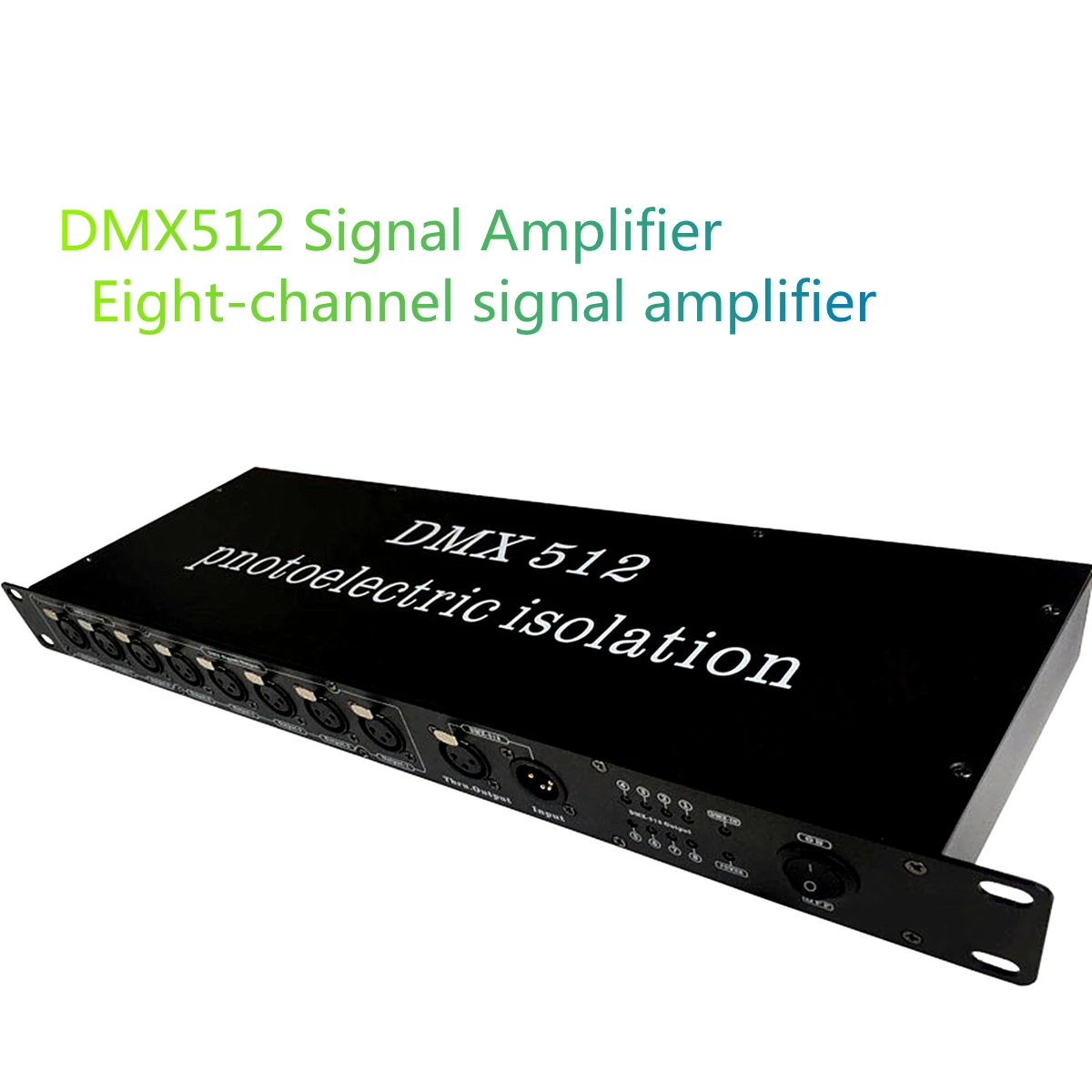 

Усилитель сигнала сцсветильник освещения DMX512, усилитель сигнала, восьмиканальный усилитель сигнала, движущаяся головка светильник ный луч...