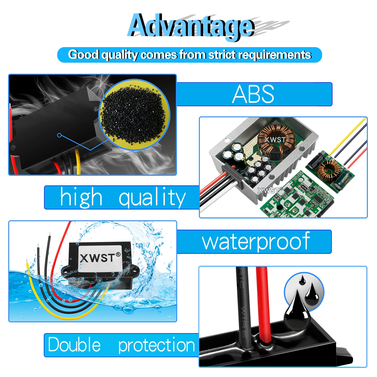 DC DC Converter 36 48v to 19v DC Converter Step Down Buck 1A 2A 4A 6A 8A 12A 15A 20A 30A 19v dc Voltage Regulator For Car Device images - 6