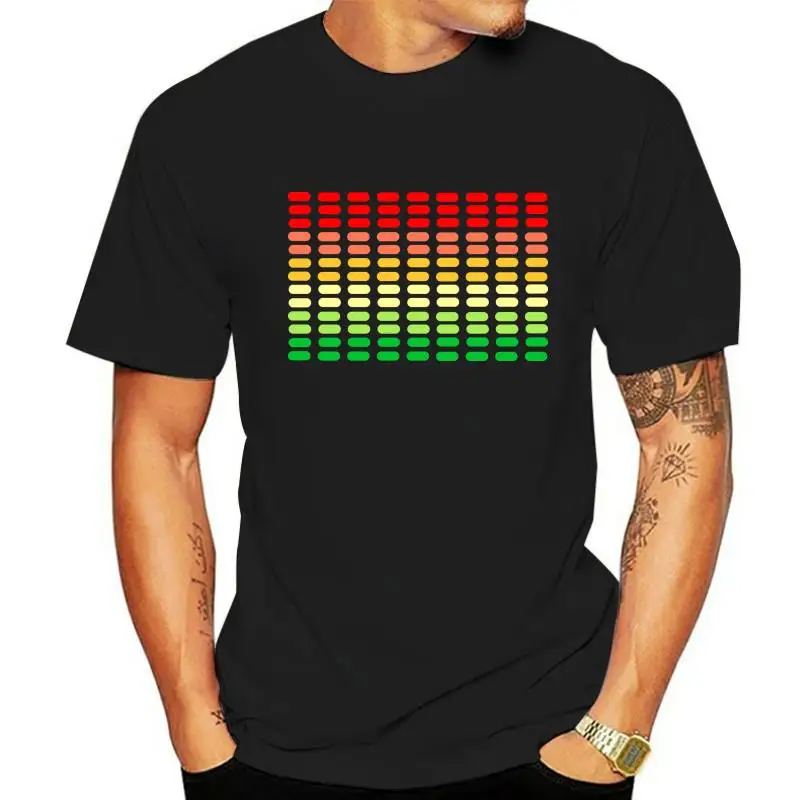 

Модная футболка из 100% хлопка, Мужская футболка со звуком, яркая повседневная футболка с принтом