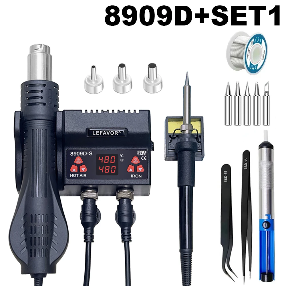 

Паяльная станция Lefavor 8909D 220V