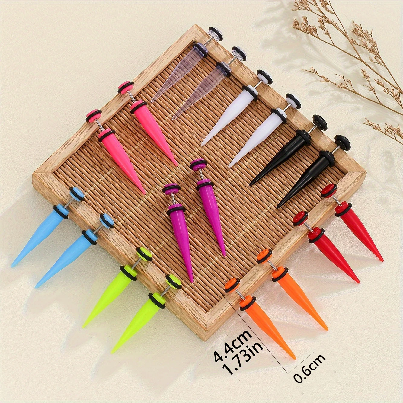 Акриловые серьги-гвоздики для мужчин и женщин в стиле панк модные украшения