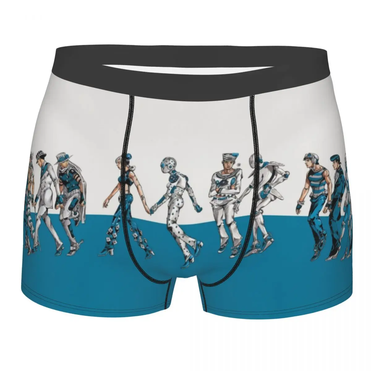 

Characters JoJos Bizarre Adventure JOJO Underpants Cotton Panties Man Underwear Sexy Shorts Boxer Briefs Mens Underwear
