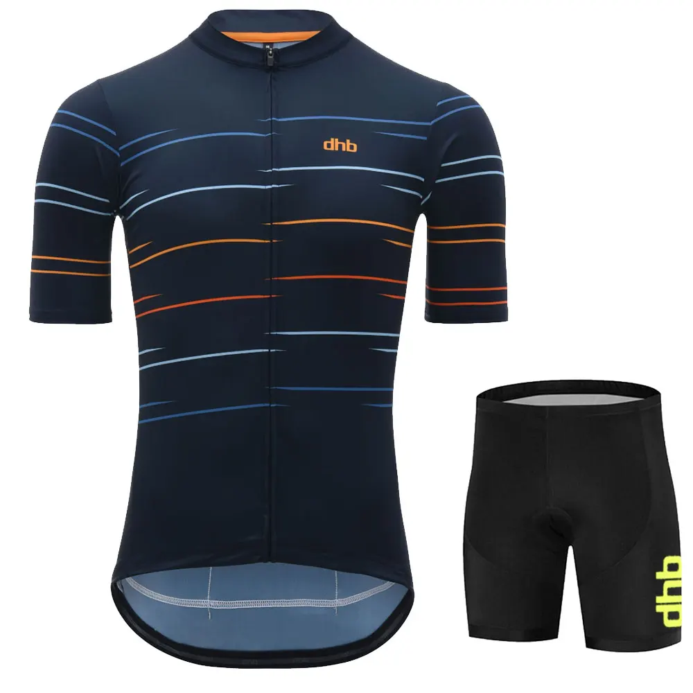

Трикотажный комплект DHB для велоспорта 2022, униформа для команды, Мужская одежда для велоспорта, велосипедные шорты, комплект одежды для вело...
