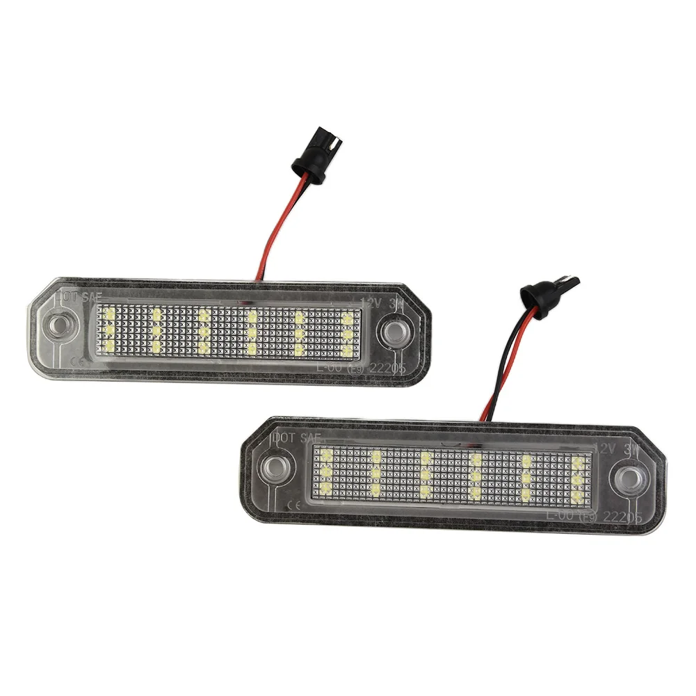 

For Honda License Plate Light Car License Plate Light Lights Up Without Delay Plug And Play White 2PCS 34100-S04-A01