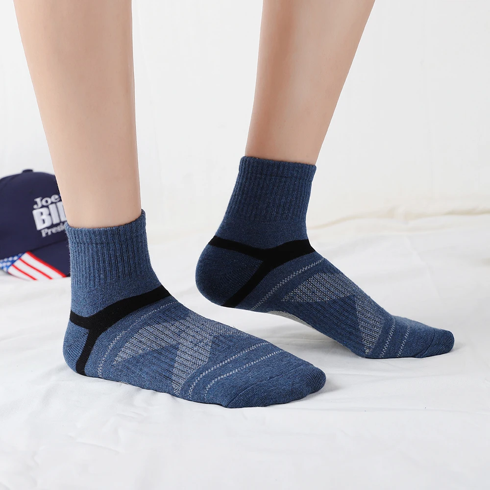 High Quality 5 Pairs Lot Men Cotton Socks Black Sports Socks Casual Run Summer Socks Men Breathable Male Sock Sokken Size38-45