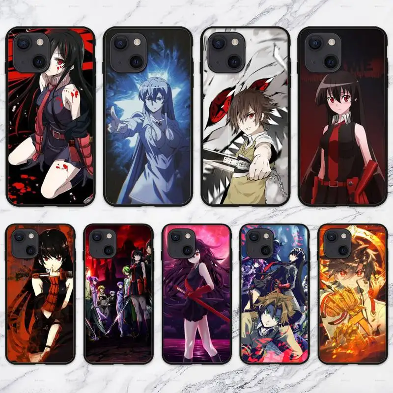 

Akame ga kill! Чехол для телефона iPhone 11 12 Mini 13 Pro XS Max X 8 7 6s Plus 5 SE XR