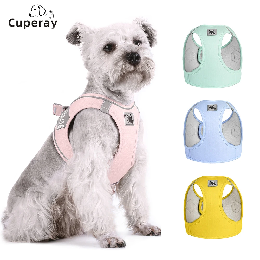 

Ремни для кошек Macaron, стильная Светоотражающая переноска для домашних животных, дышащая сетчатая подкладка для щенков и кошек, уличные доро...