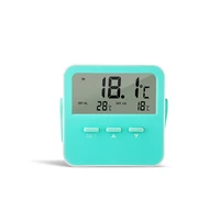 Thermometer -50-70    Electronic Hygrometer Battery Operated Temperature Humidity Meter Hanging Attachable Green