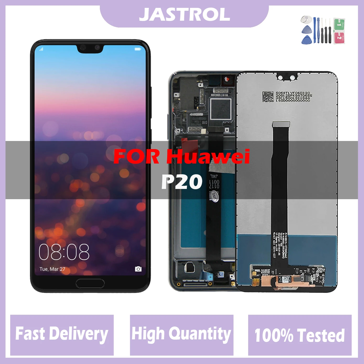 Оригинальный ЖК-дисплей для Huawei P20 EML-L29 L09 L22 дигитайзер сенсорного экрана с