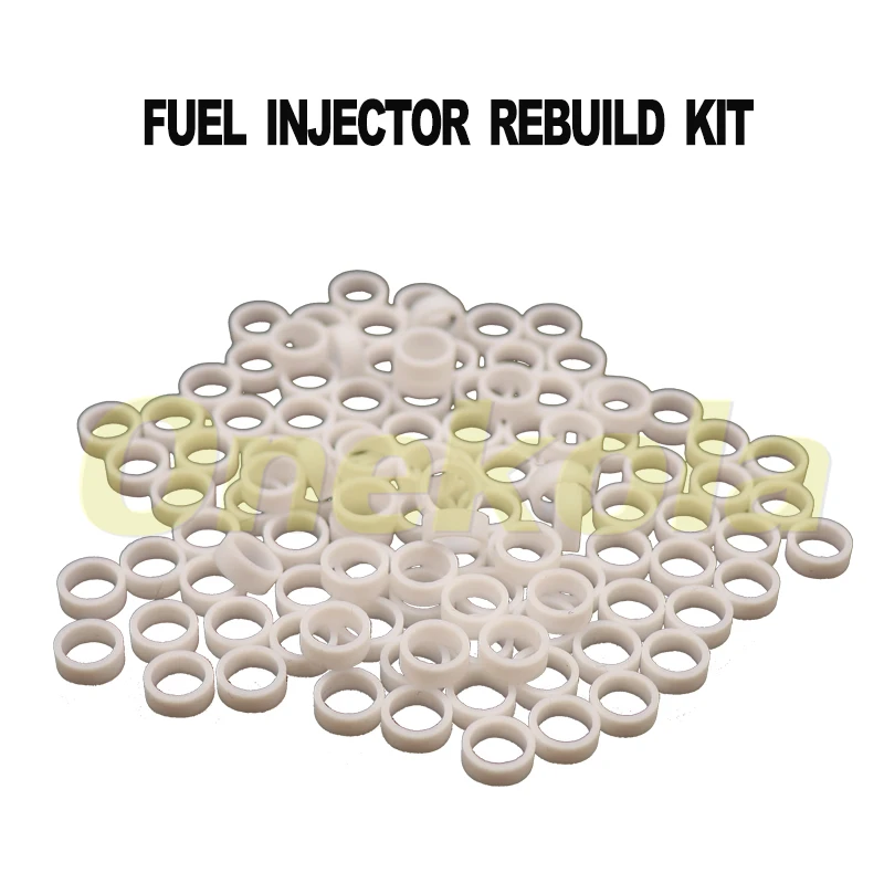 

100 шт., 3,2*7,8 мм, внешний диаметр 6,1 мм для топливного инжектора Volkswagen GDI, уплотнения PTFE для модели EA888